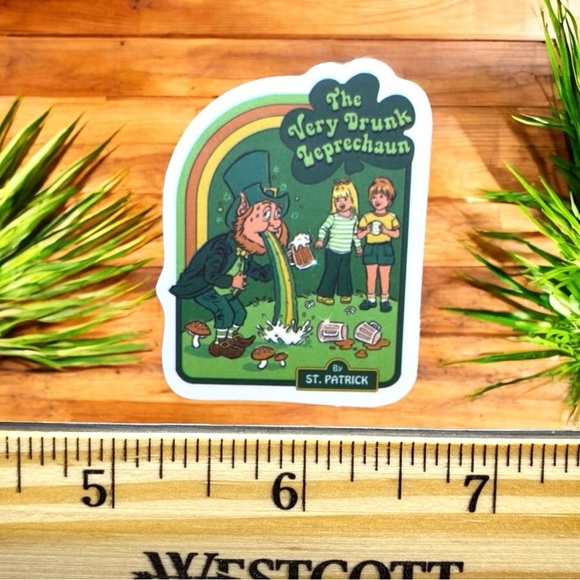 10 / $10 The Very Drunk Leprechaun Sticker - St. Patrick’s Day - Picture 2 of 2